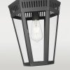 Czarna lampa wisząca zewnetrzna ogrodowa FUNCHAL P01156BK